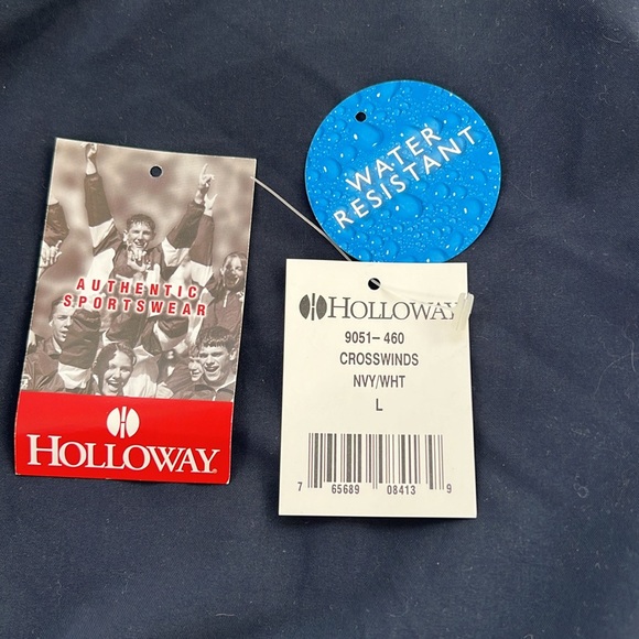 Titans Football Windbreaker Size L Pullover Jacket Holloway - Picture 7 of 7